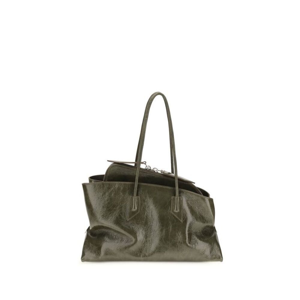 The Attico Bicolor Calf Leather Bos Taurus Shoulder Women's Bag